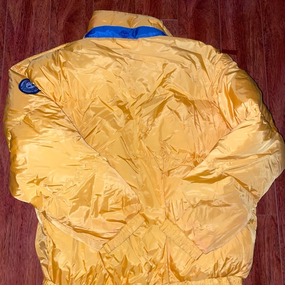 VINTAGE 80’S TIMBERLAND YELLOW PUFFER L / XL - Picture 7 of 9